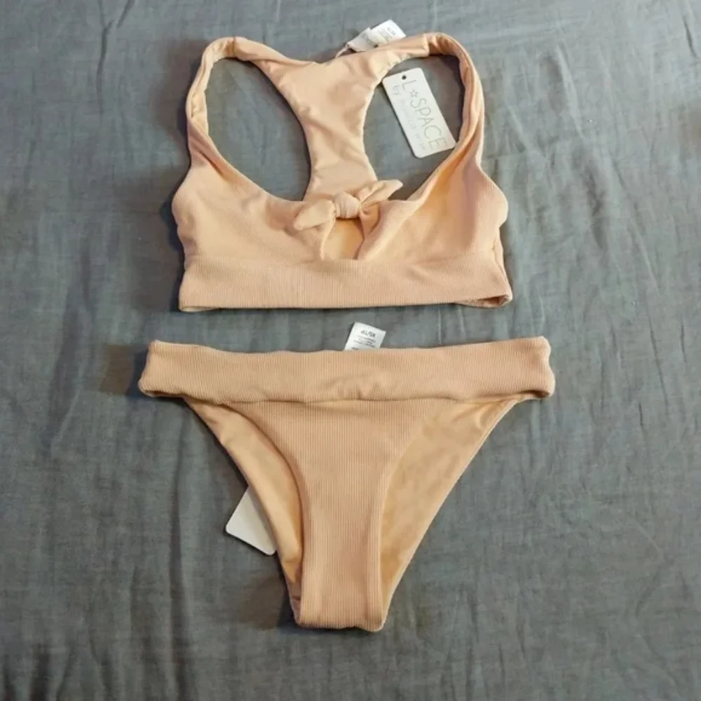 L*Space Tara Ribbed Bikini Top Veronica Bottoms